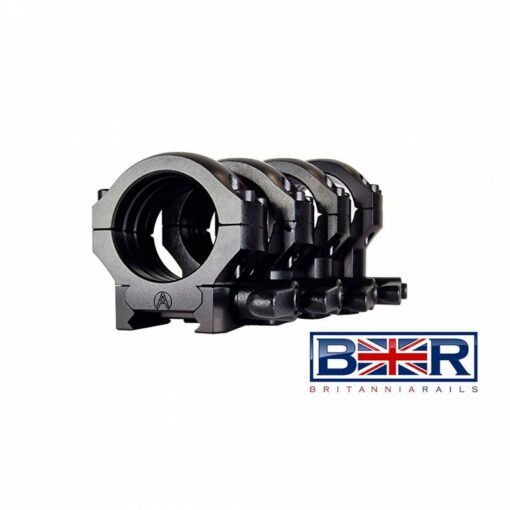 Britannia Rails 30mm QR Picatinny Rings - High