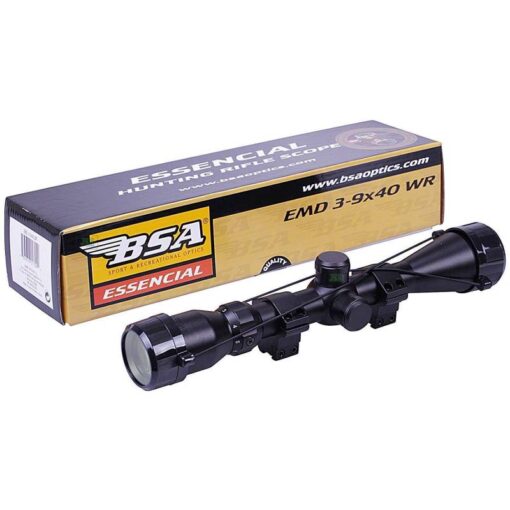 BSA EMD 3-9x40 Essential Air Rifle SCOPE Sight + 11mm 3/8