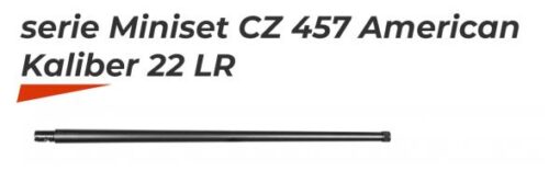 CZ BRNO Interchangeable Barrel for Rifles f. Mod. CZ457/455 American .22lr