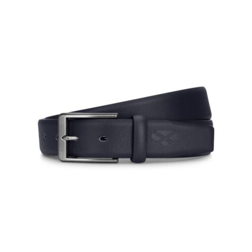 Feather Edge Leather 35mm Belt Black