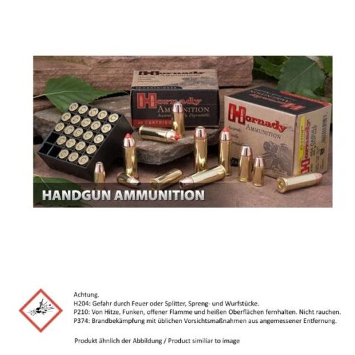 HORNADY Pistol Cartridges .357SIG 135 grs JHP 20 Stk Critical Duty