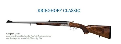 KRIEGHOFF Double Rifle same cal. - S2S Mod. Classic Big Five Safarikaliber