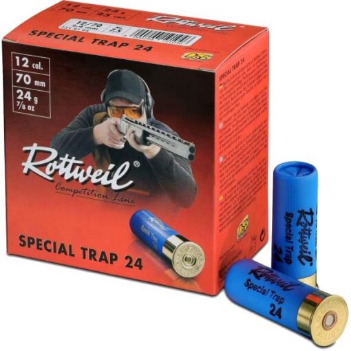 ROTTWEIL Shotshells for Shooting 12/70 SPECIAL Trap 24 25 Stk 2,4mm #7,5