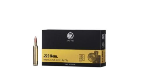 RWS Rifle Cartridges .223Rem Target Elite Plus 52gr 20 Stk SONDERPREIS ab 1,05/Stk