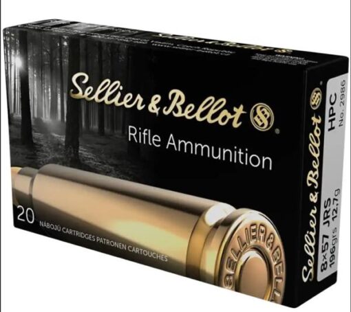 SELLIER & BELLOT Rifle Cartridges 8x57IRS HPC 20 Stk 12,7g/196grs